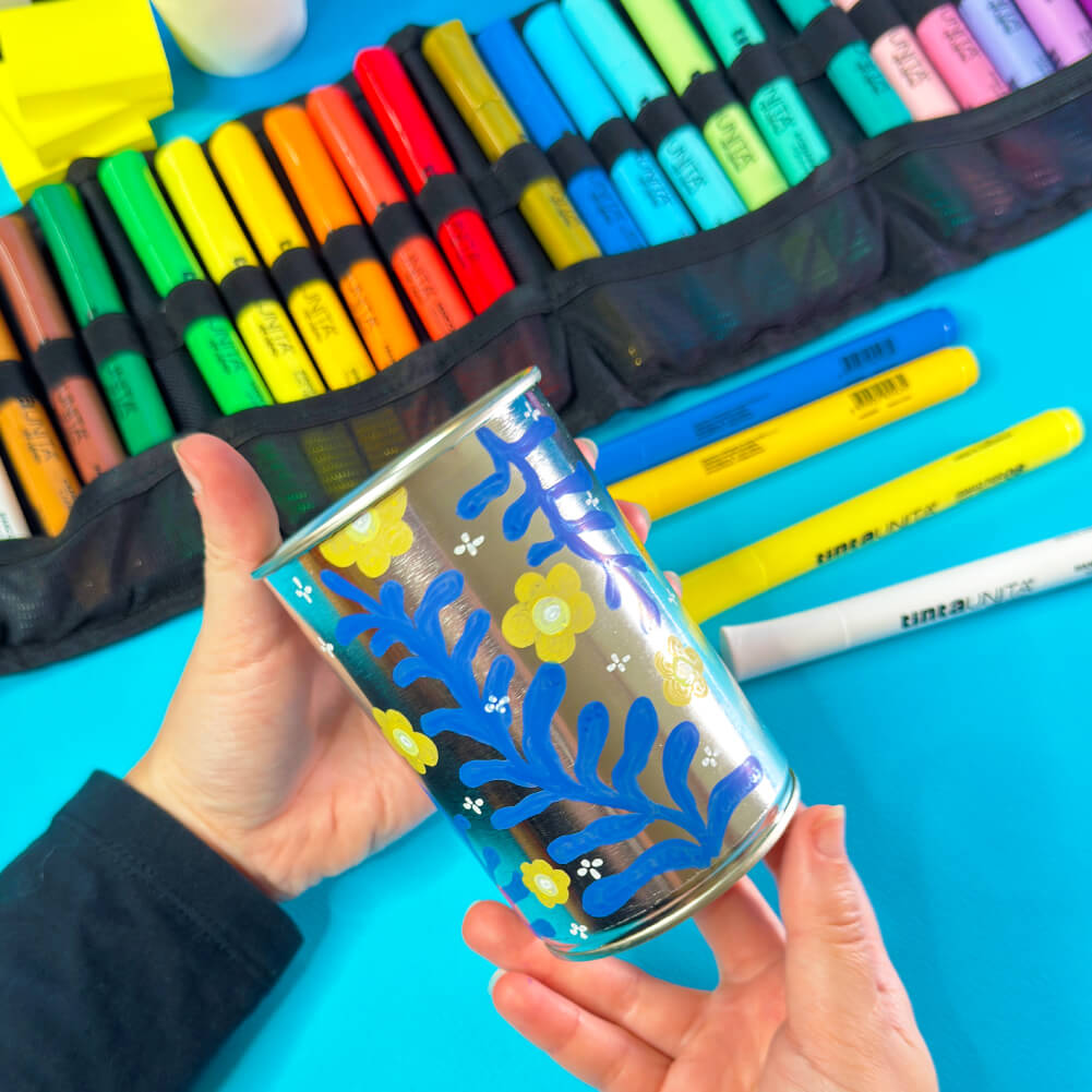 Tinta Unita: maxi rotolo URAMAKI ART con 24 pennarelli art marker