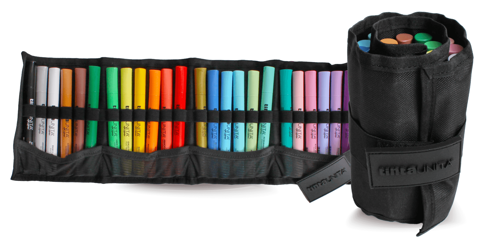 Tinta Unita: maxi rotolo URAMAKI ART con 24 pennarelli art marker