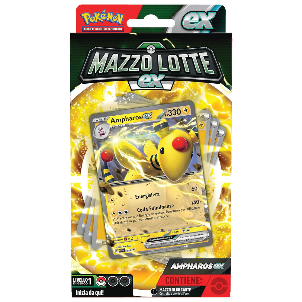 POKEMON: Mazzo Lotte EX - Ampharos EX - ITA