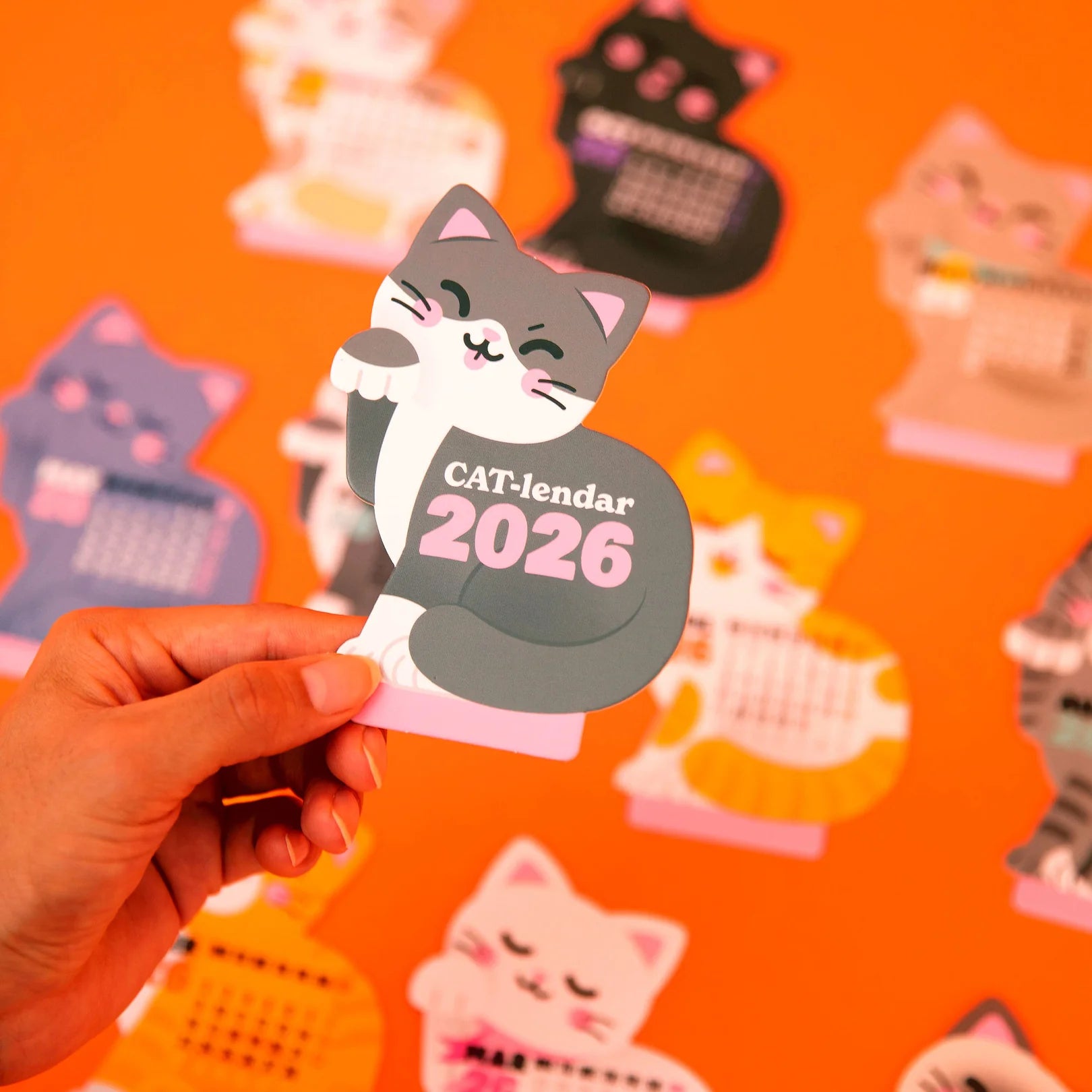 Mr. Wonderfull: Calendario da tavolo 2026 con base - CAT-lendar