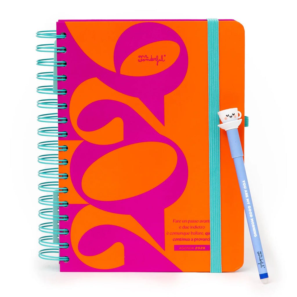 Agenda Wonder 2026 Giornaliera - Continua a provarci