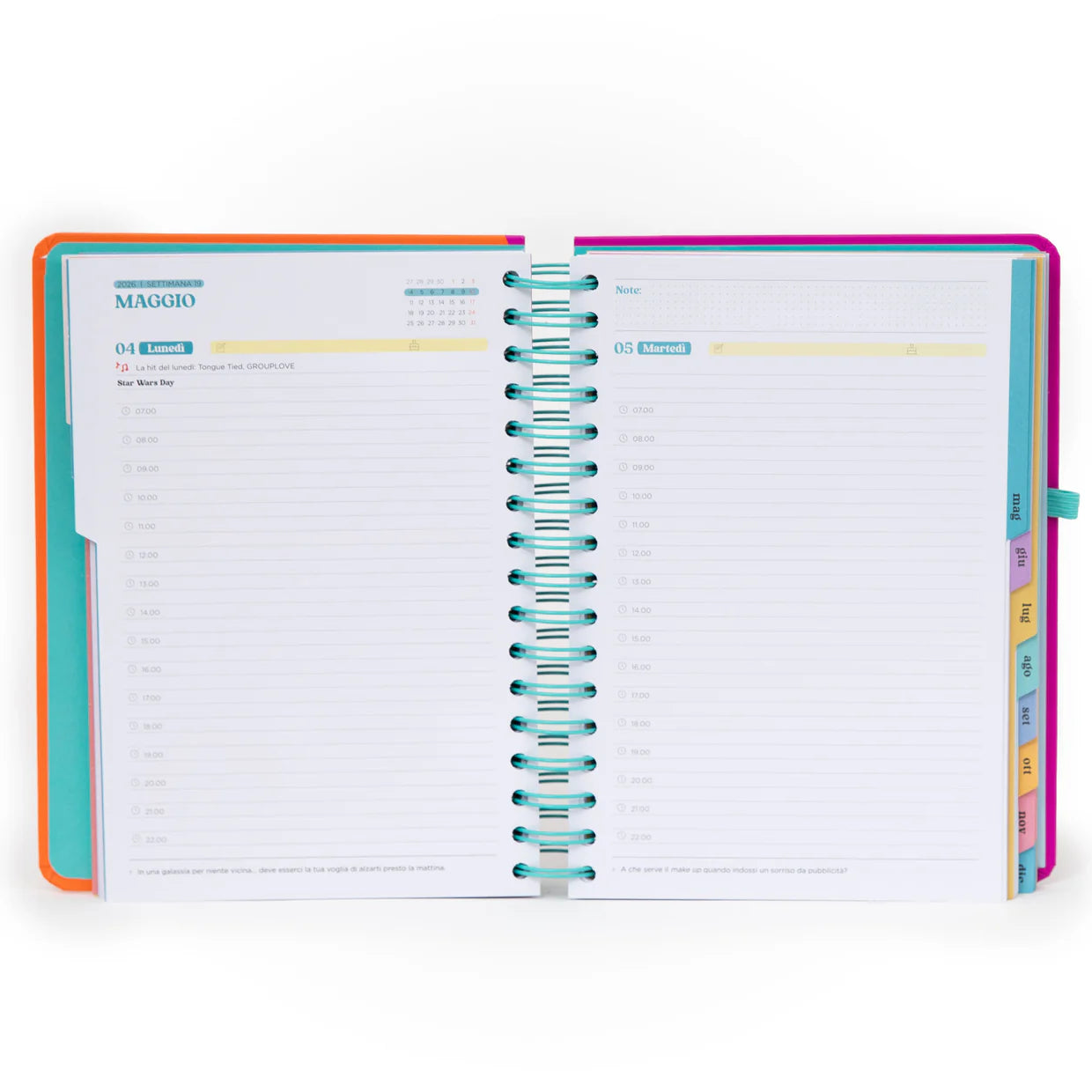 Agenda Wonder 2026 Giornaliera - Continua a provarci