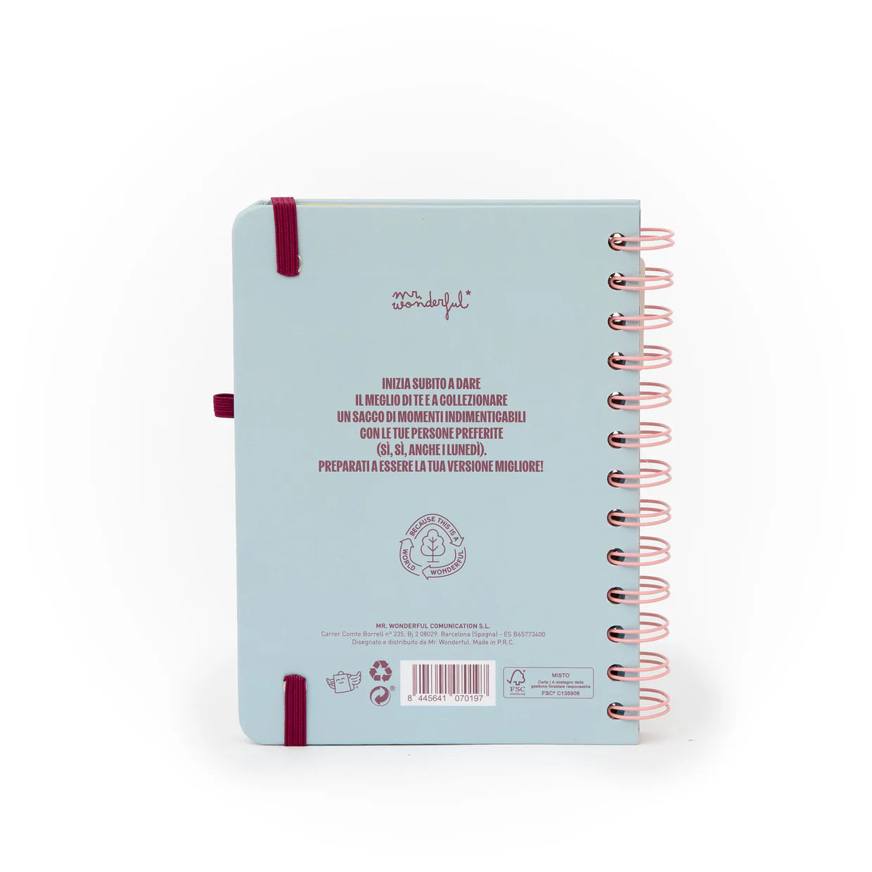 Agenda Wonder piccola 2026 Settimanale - Obiettivo della settimana: che finisca presto!