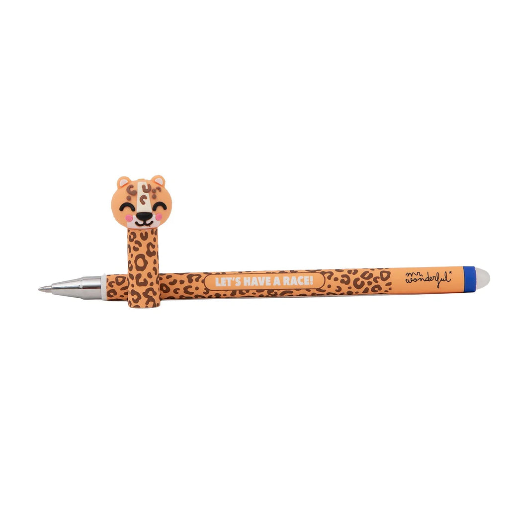 Penna cancellabile Bo-Bo – Leopardo – Let’s have a race!