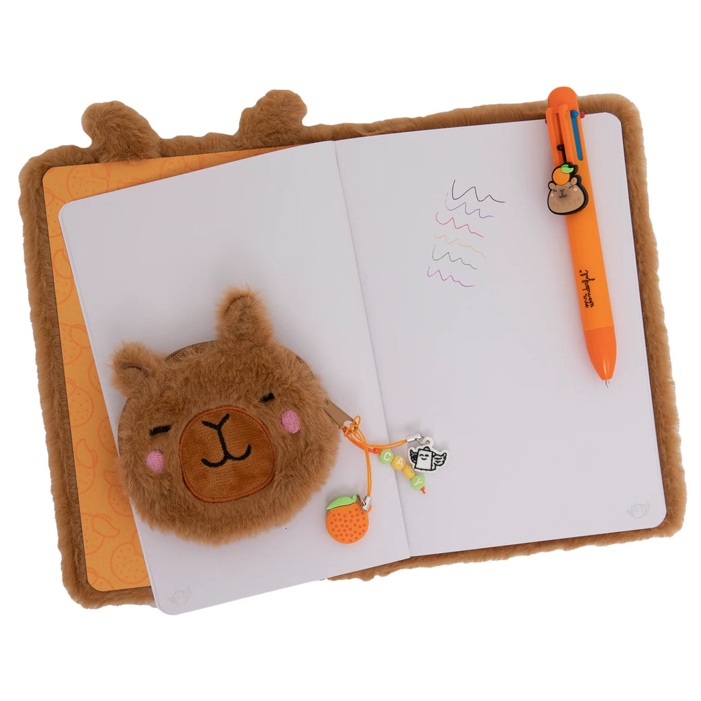 Mr.Wonderful - Set Regalo Capibara con Quaderno A5, Portamonete e Penna Cancellabile