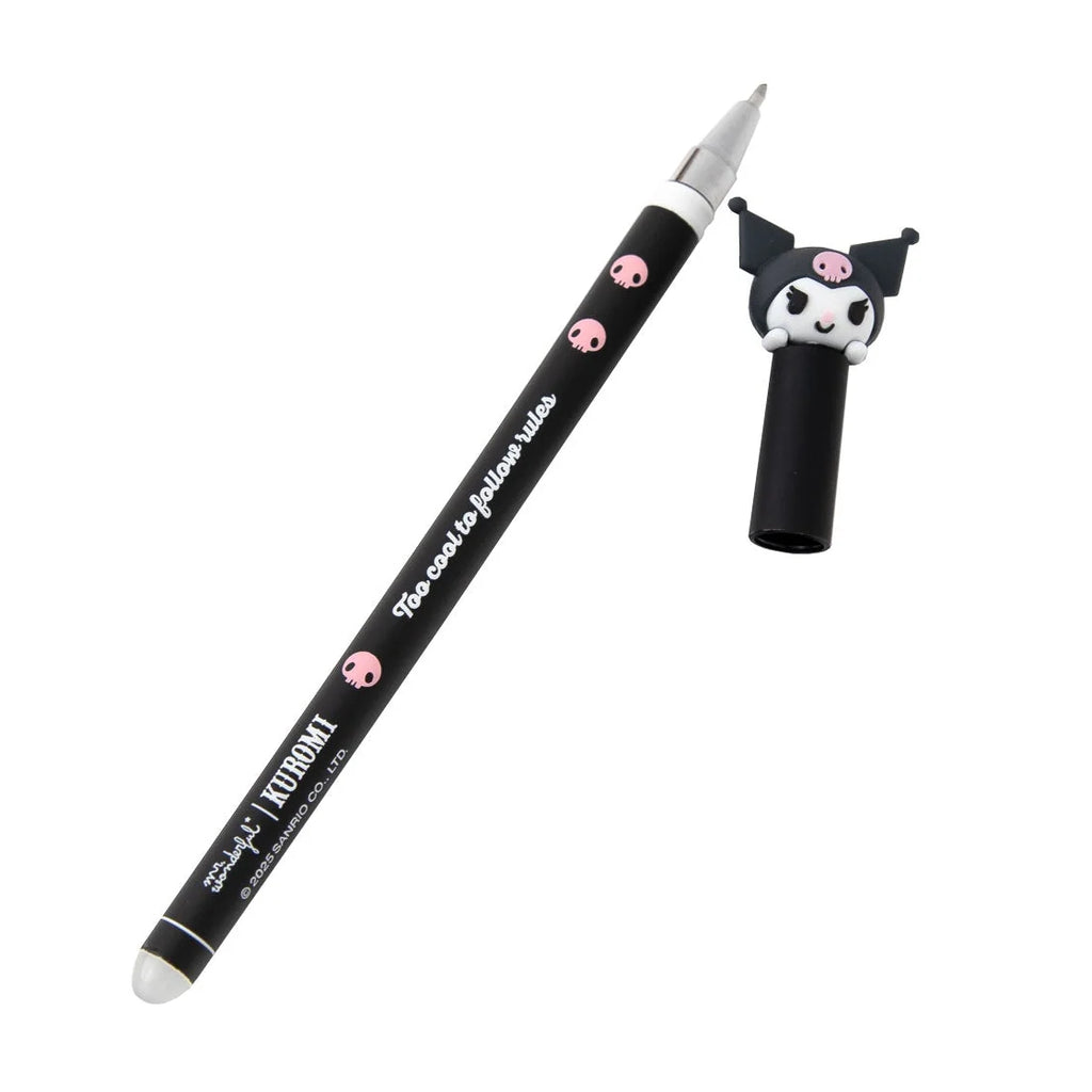 Mr.Wonderful - Penna Cancellabile Bo-Bo Kuromi con Inchiostro Nero