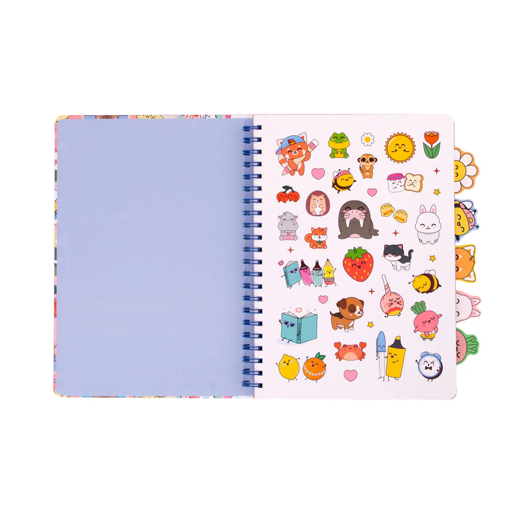 Mr.Wonderful Quaderno A4 Spiralato con 5 Divisori Wonder Comic