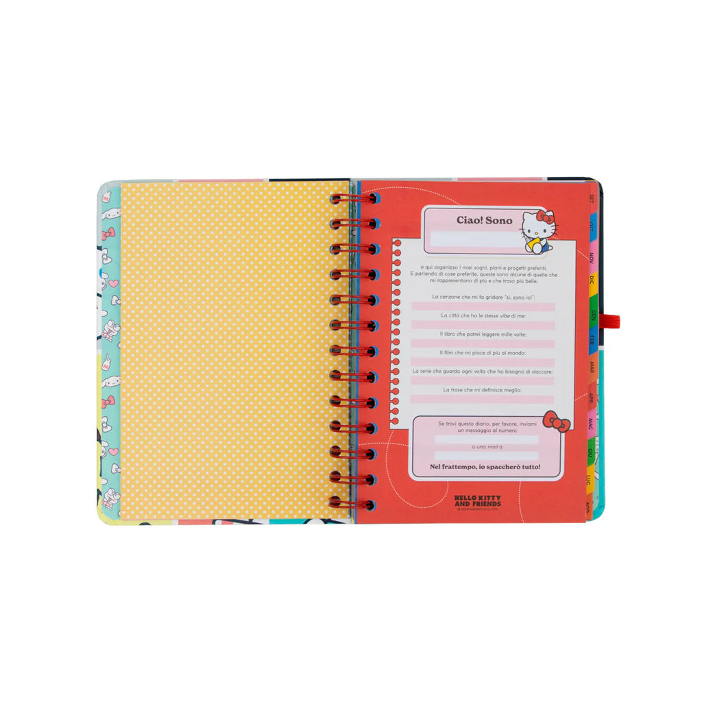 Mr.Wonderful Diario Settimanale 2026/27 Hello Kitty & Friends + 3 Penne Bo-Bo