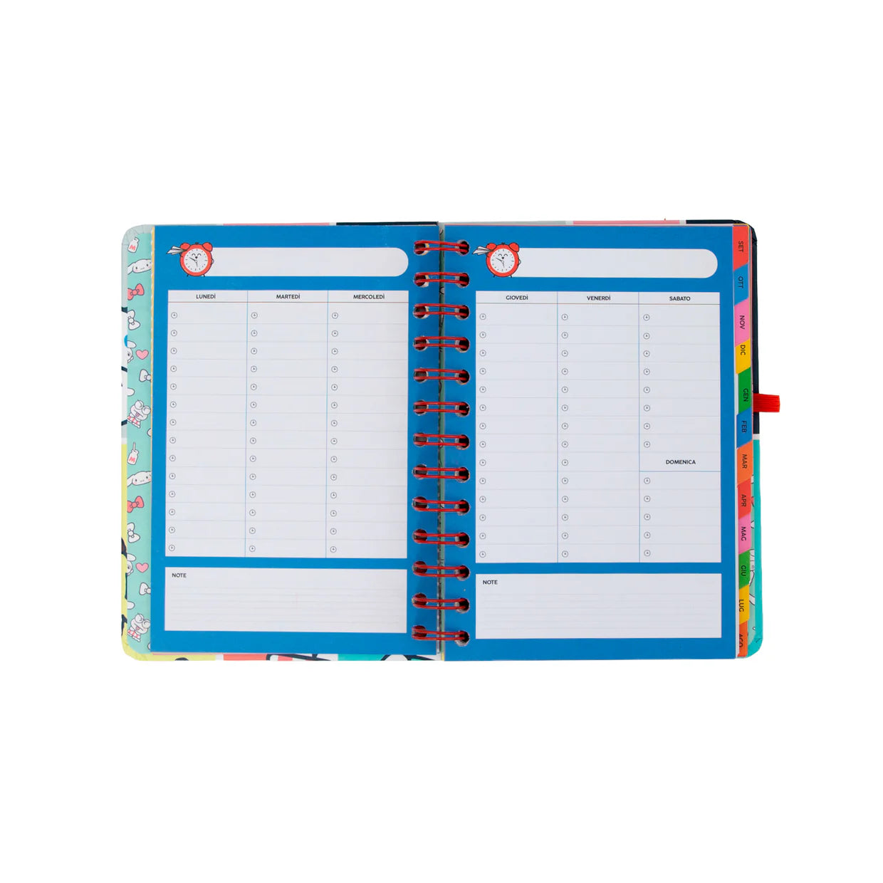 Mr.Wonderful Diario Settimanale 2026/27 Hello Kitty & Friends + 3 Penne Bo-Bo