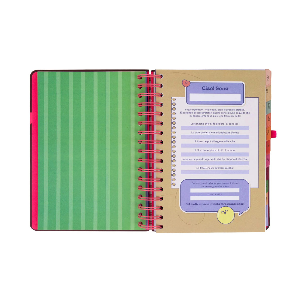 Mr.Wonderful - Agenda Settimanale Piccola 2027 - Full Aesthetic