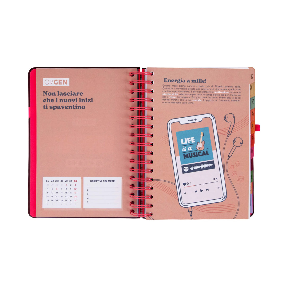 Mr.Wonderful - Agenda Settimanale Piccola 2027 - Full Aesthetic