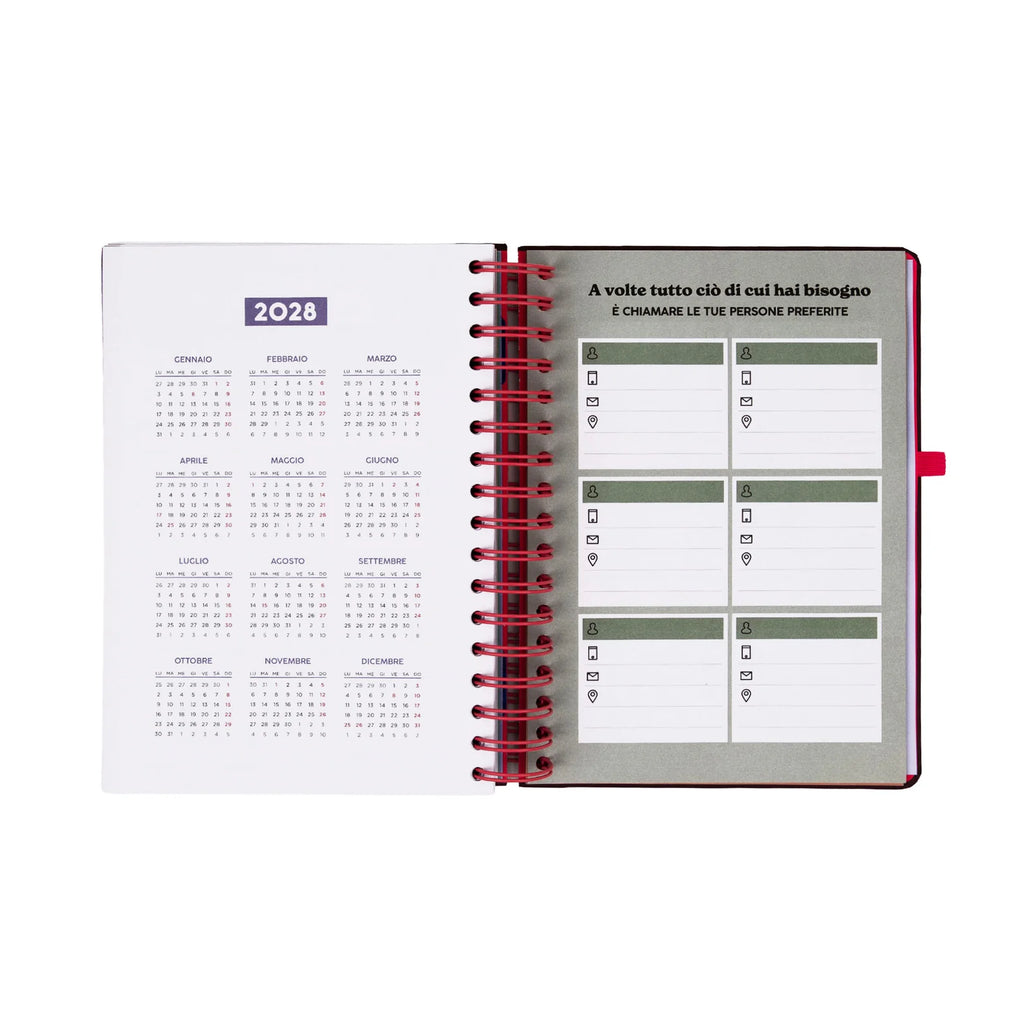 Mr.Wonderful - Agenda Settimanale Piccola 2027 - Full Aesthetic
