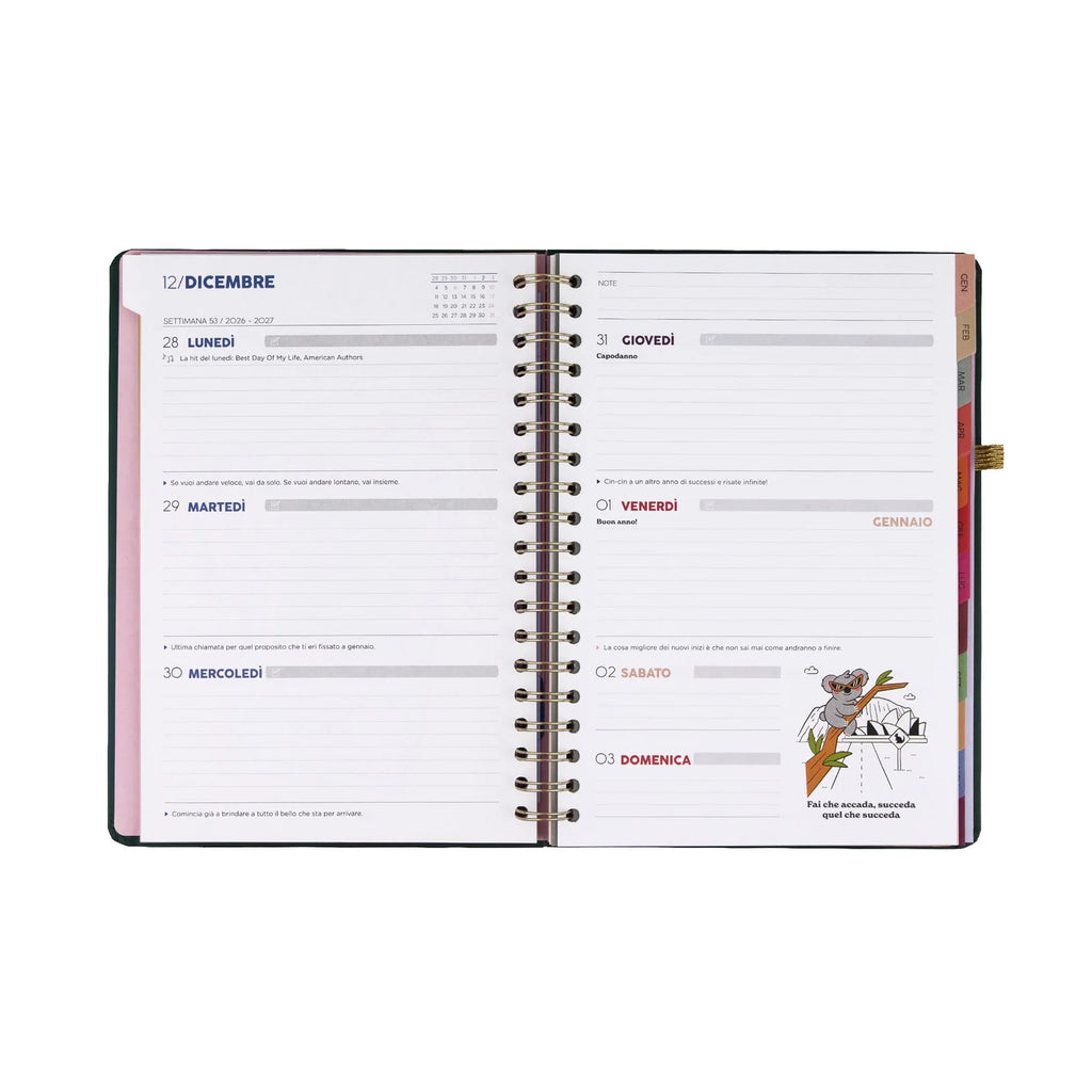 Mr.Wonderful - Agenda Settimanale XL 2027 - Il Viaggio Continua