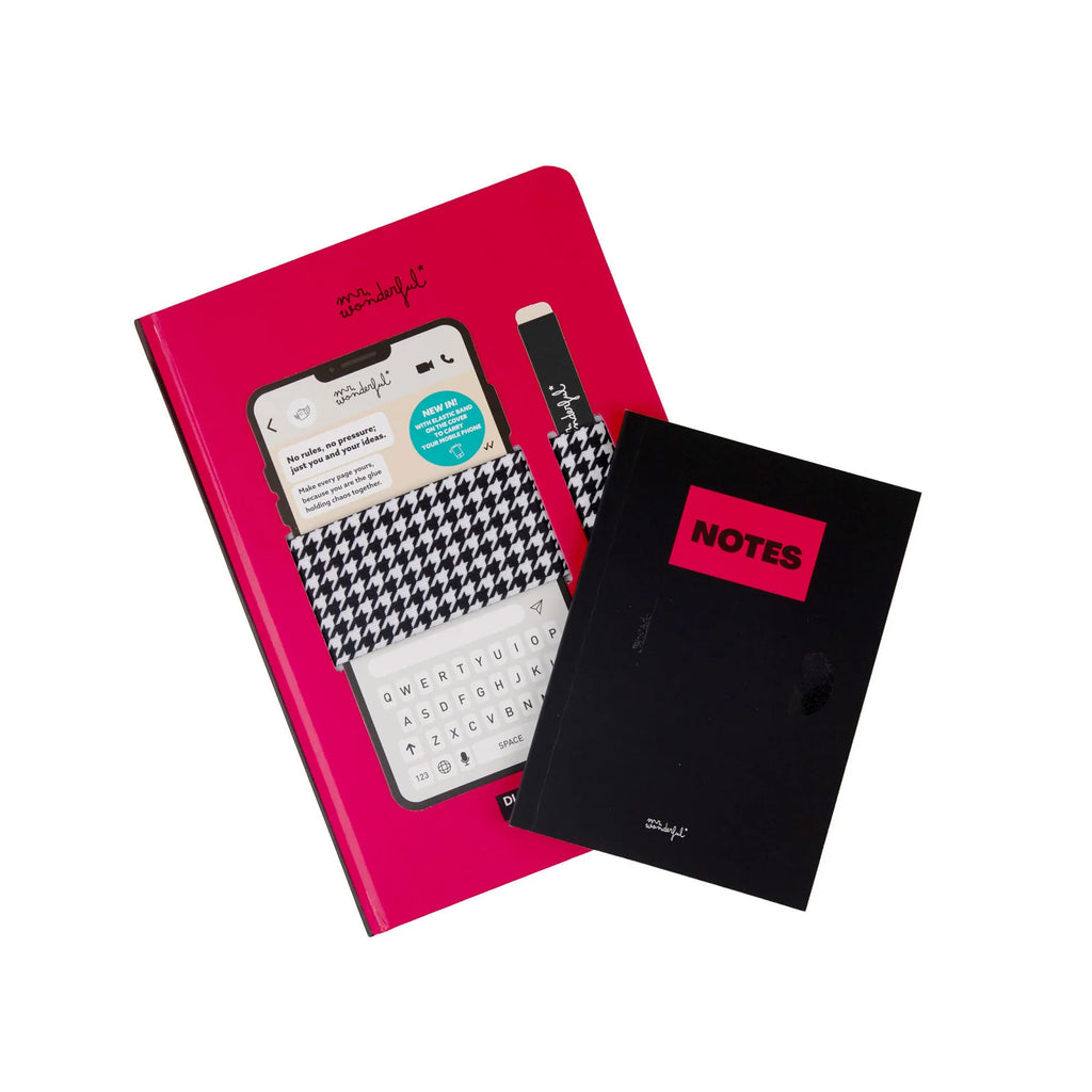 Mr.Wonderful - Agenda Settimanale Multilingue 2027 con Supporto Smartphone - C’est la Vie