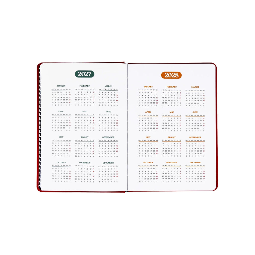 Mr.Wonderful - Agenda Settimanale Multilingue 2027 con Supporto Smartphone - C’est la Vie