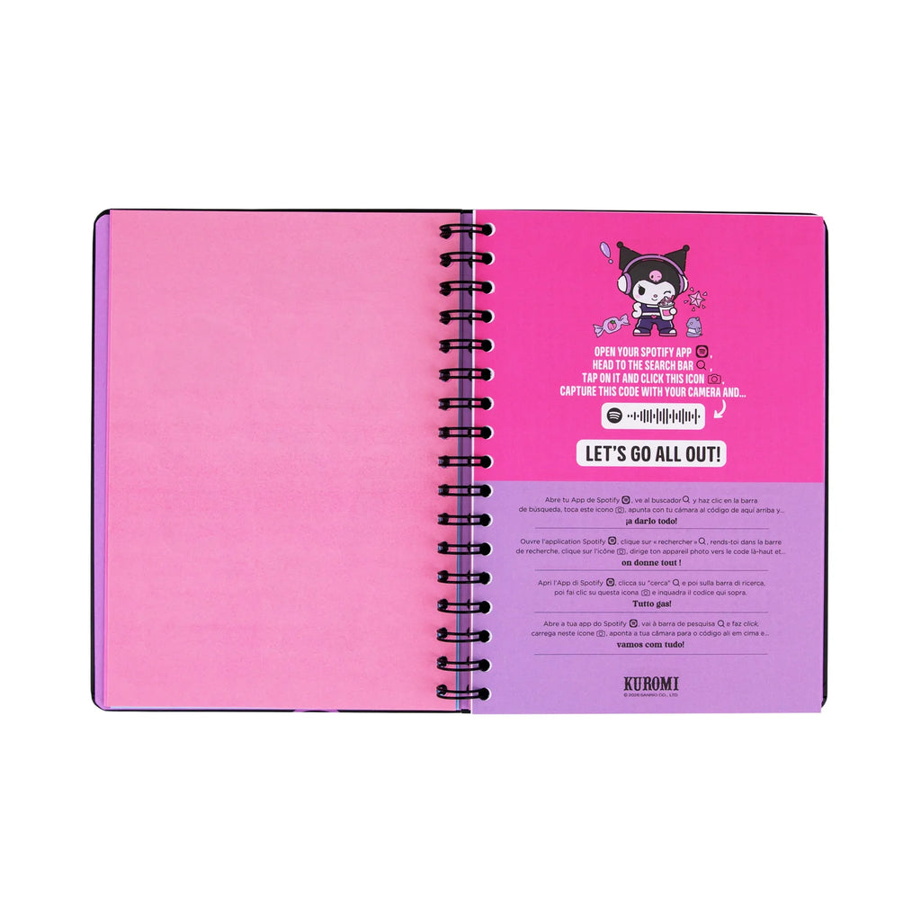 Mr.Wonderful - Agenda Settimanale Multilingue Kuromi 2027 - Wanna Hang Out Today?