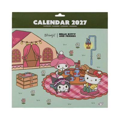 Mr.Wonderful - Calendario Poster da Parete 2027 Hello Kitty and Friends