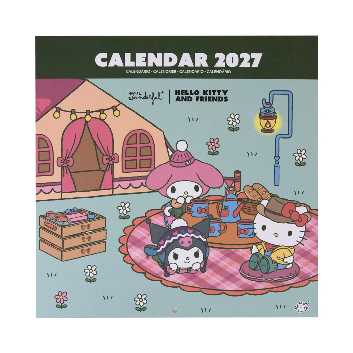 Mr.Wonderful - Calendario Poster da Parete 2027 Hello Kitty and Friends
