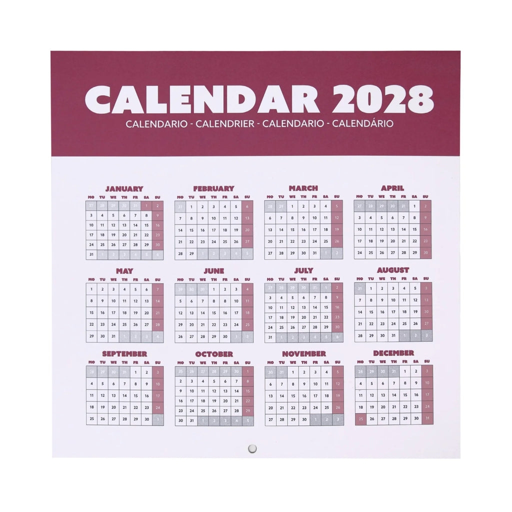 Mr.Wonderful - Calendario Poster da Parete 2027 Hello Kitty and Friends