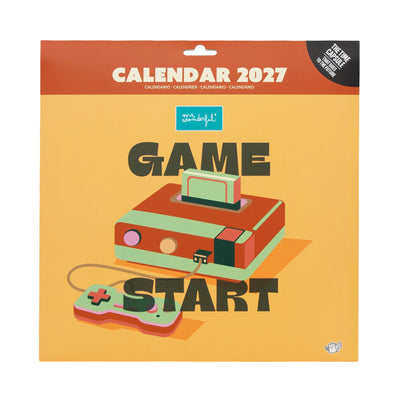 Mr.Wonderful - Calendario Poster da Parete 2027 Game Start 30,9×30,9 cm