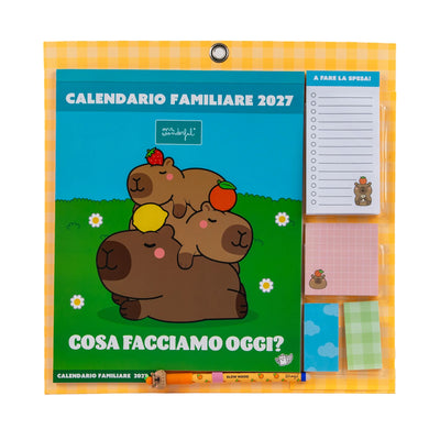 Mr.Wonderful - Calendario Familiare Magnetico 2027 da Parete - Cosa Facciamo Oggi?