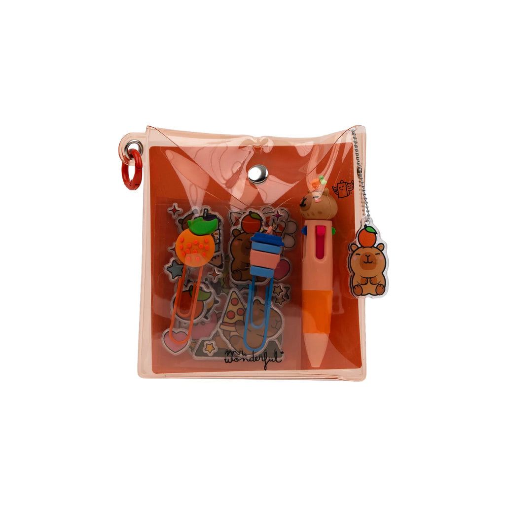 Mr.Wonderful - Kit per Decorare Agende e Quaderni Capibara