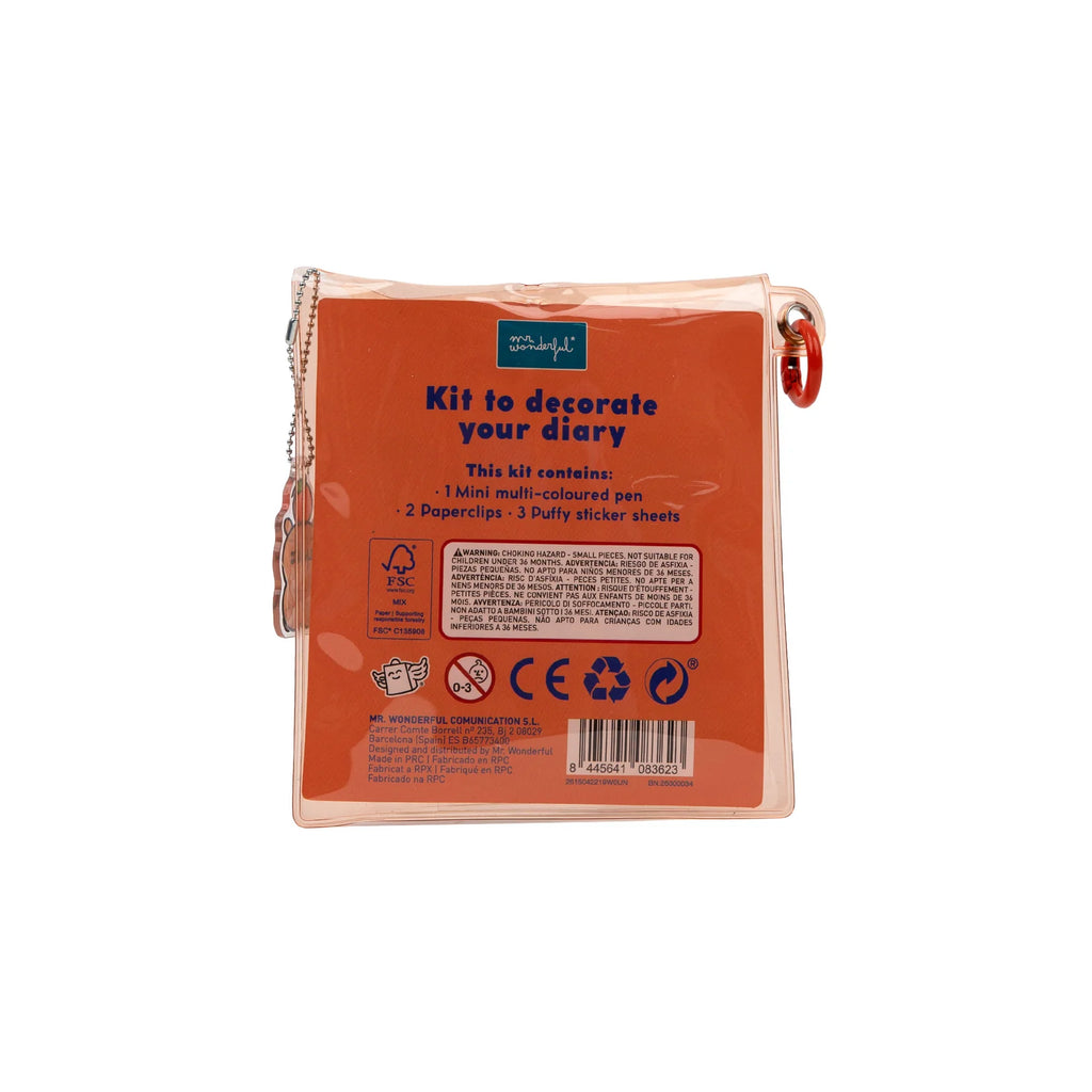 Mr.Wonderful - Kit per Decorare Agende e Quaderni Capibara