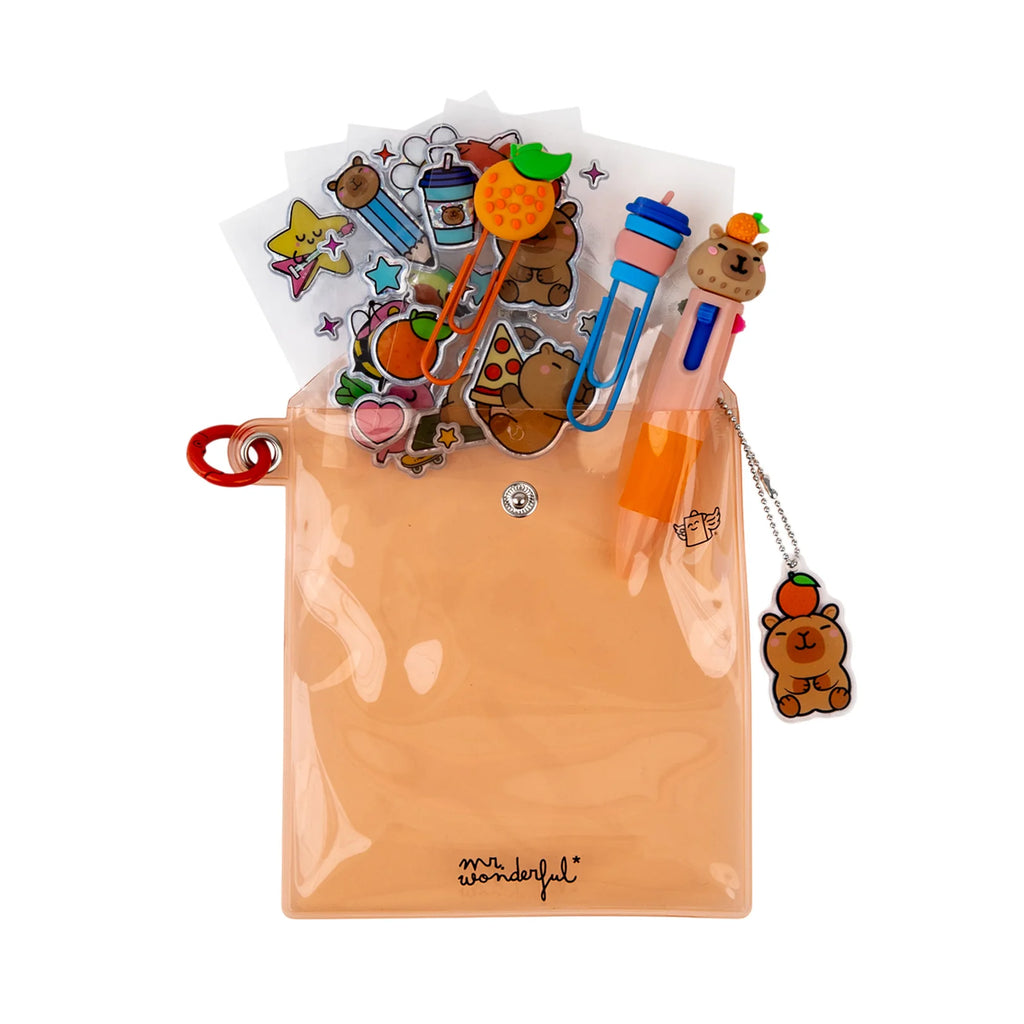 Mr.Wonderful - Kit per Decorare Agende e Quaderni Capibara