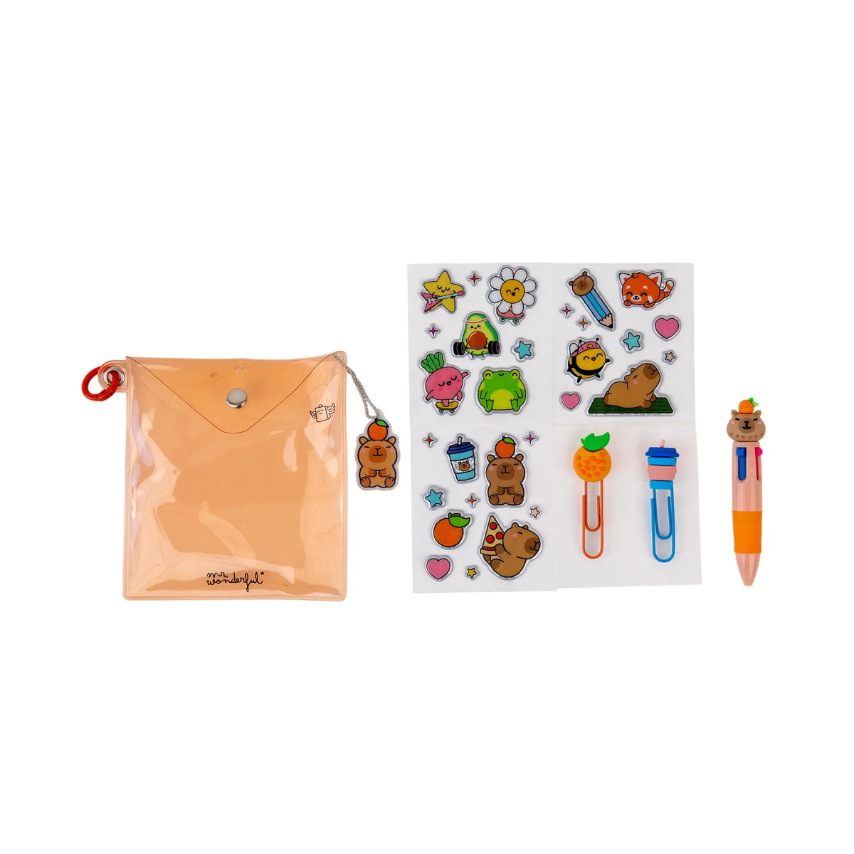 Mr.Wonderful - Kit per Decorare Agende e Quaderni Capibara