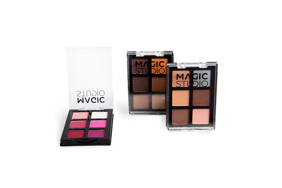 Magic Studio – Palette 6 Ombretti Nude, Rosa e Marrone