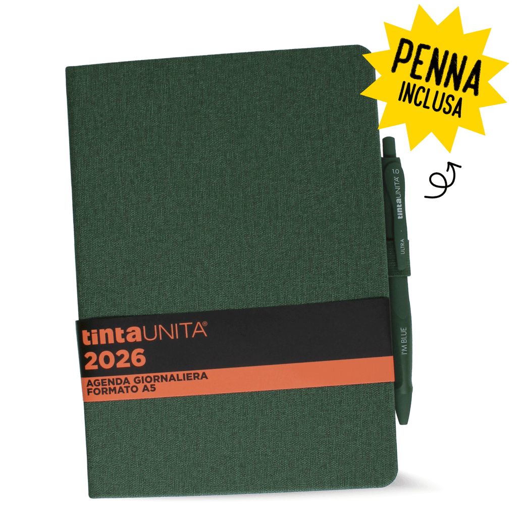 Tinta Unita: Agenda Giornaliera A5