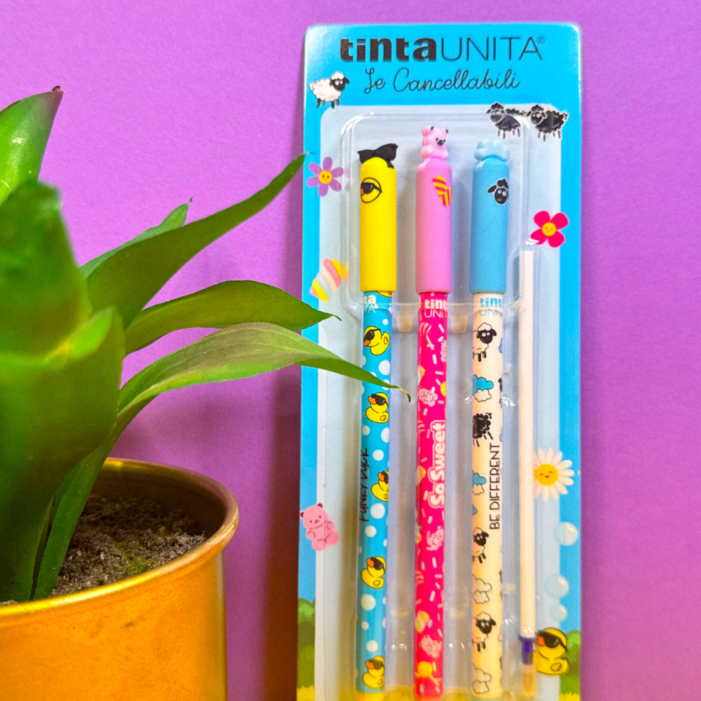 Tinta Unita: Set penne cancellabili SPRING BE DIFFERENT Limited Edition