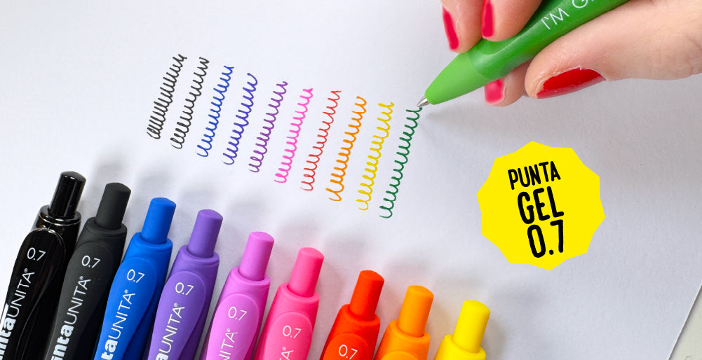 Tinta Unita: Penne Gel punta 0.7 - 1.0