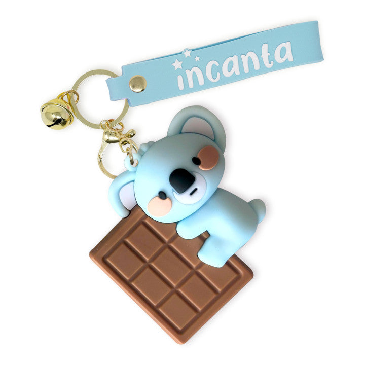 Portachiavi in PVC Koala con Cioccolato Sonellino con Campanellino – Incanta