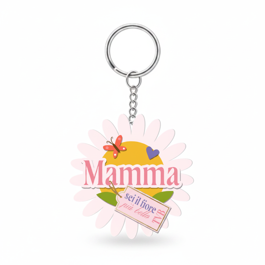 Virca – Portachiavi Sagomato Mamma in Poliresina
