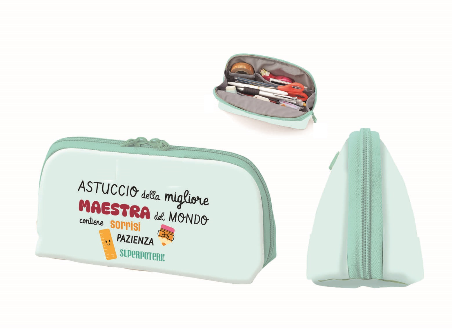 Astuccio Maestra – Tela Neoprene Capiente con Dedica e Interno Foderato | Virca
