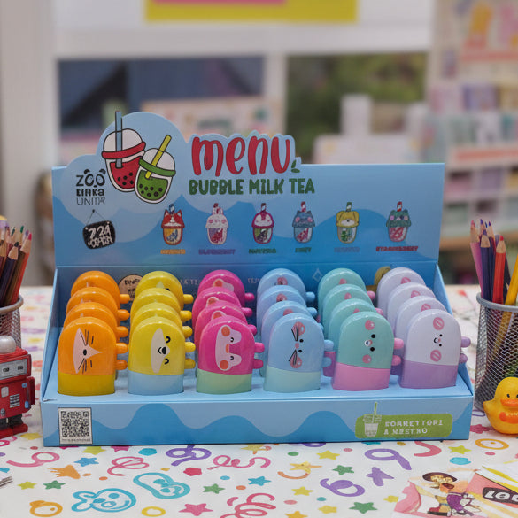 Correttore a Nastro Kawaii Bubble Tea 6 mt – tintaUNITA Zoo