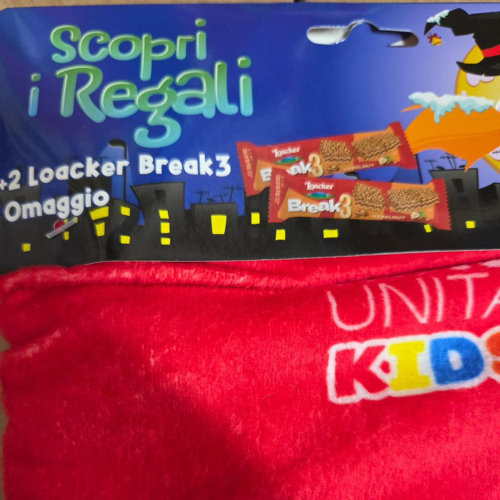 Calza Colorina tintaUNITA Kids con prodotti per colorare e dolcetti Loacker