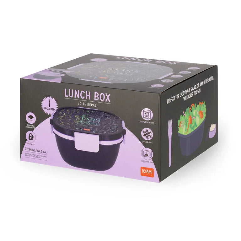 Legami: Contenitore Porta Pranzo 1700 ml - Stars - Lunch Box