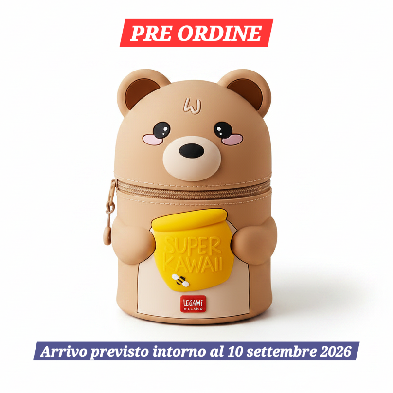 PREORDINE: Legami Super Kawaii Astuccio 2 in 1 XXL Teddy Bear