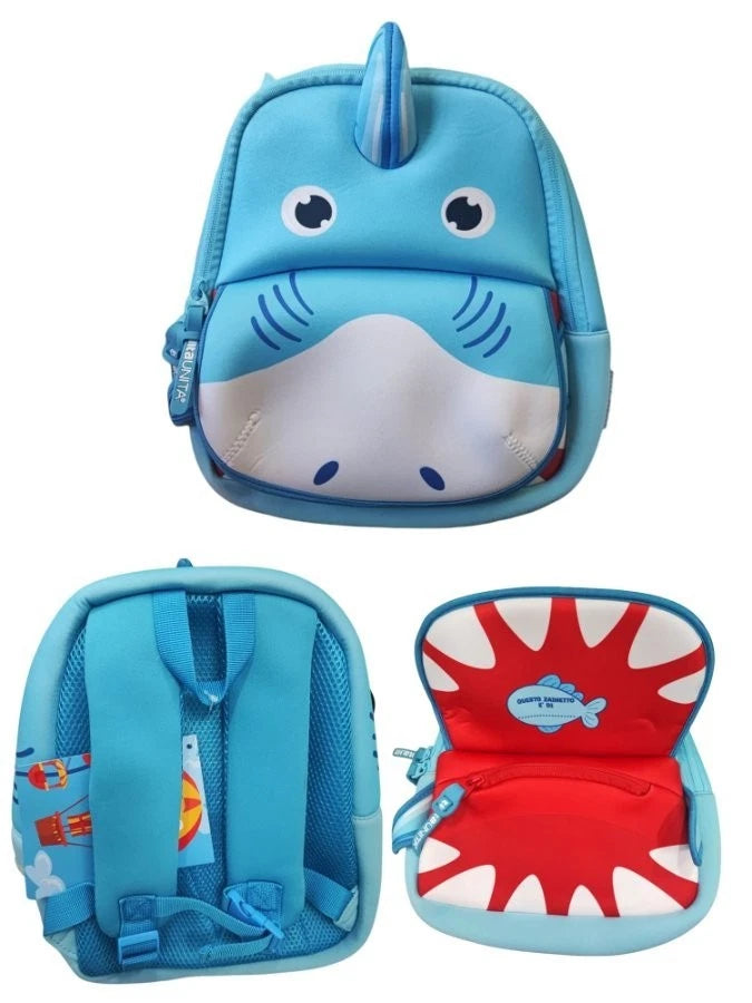 Tinta Unita Kids: zainetto asilo squalo