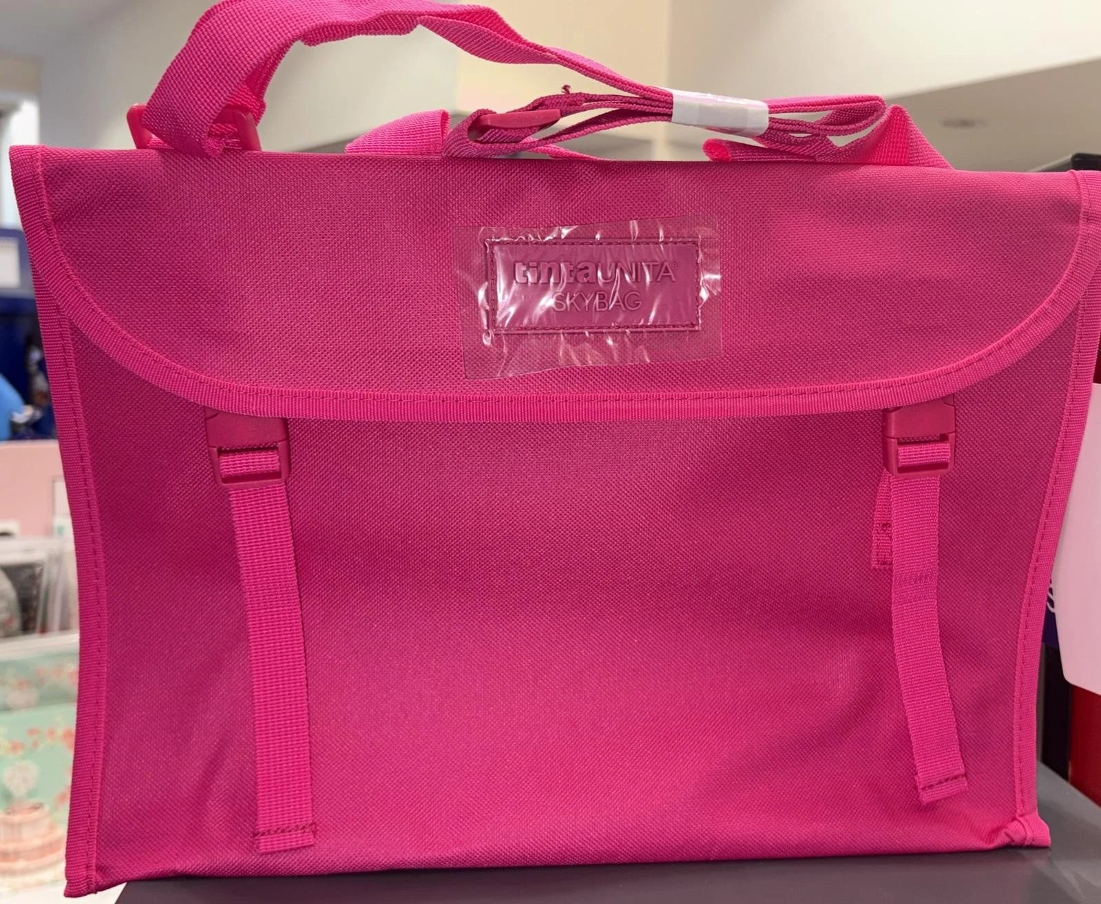 Tinta Unita: Valigetta in tessuto SKYBAG 38X54X9 CM per Arte e Tecnologia