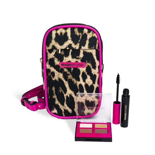 MAGIC STUDIO  Wild Safari Bag con ombretti e mascara