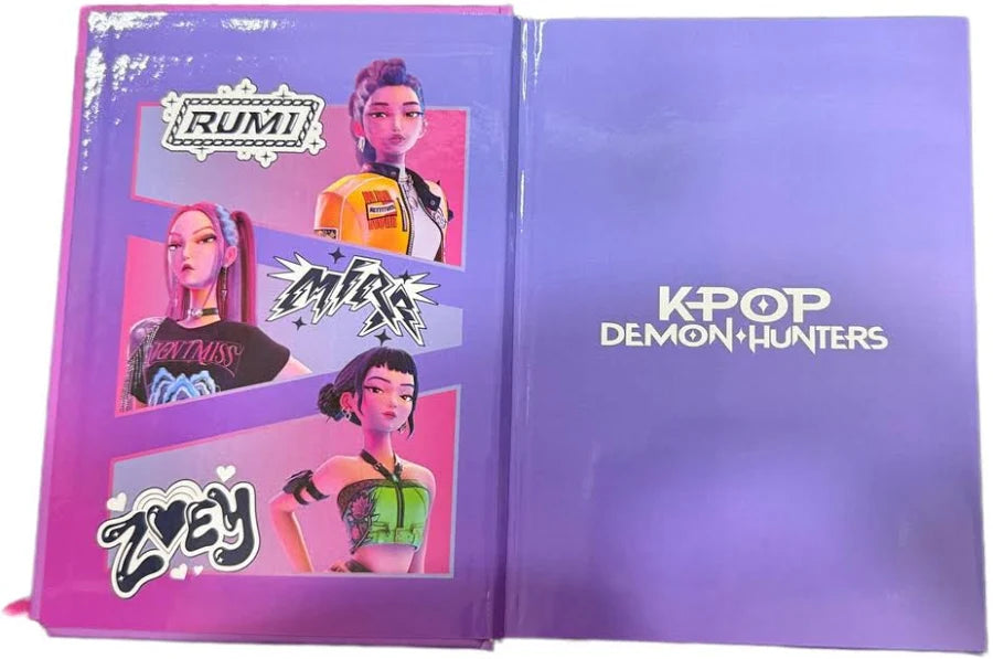 Diario Scolastico K-Pop Demon Hunters – Copertina Morbida Effetto 3D Non Datato