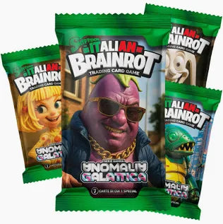 Skifidol italian brainrot – 1 bustina 7 carte + 1 special – anomalia galattica assortita