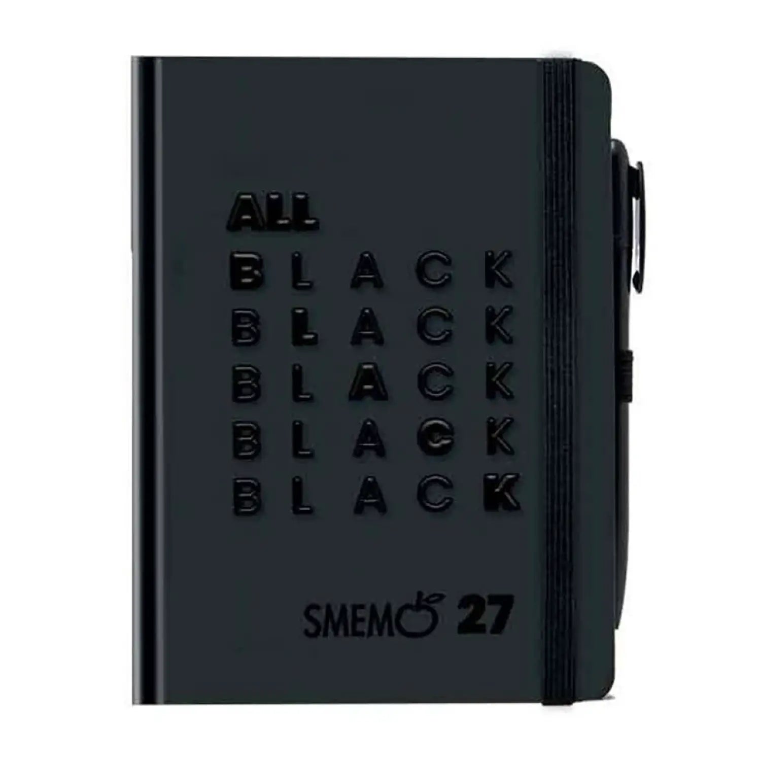 Agenda Smemoranda All Black Giornaliera 12 Mesi 2026/27