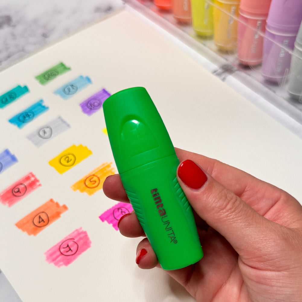 Tinta Unita: Set 18 Evidenziatori Palette Mini Me