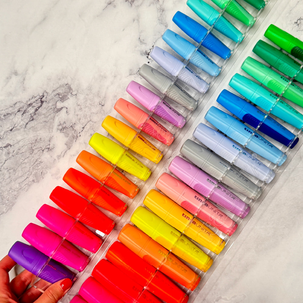 Tinta Unita: Set 18 Evidenziatori Palette Mini Me