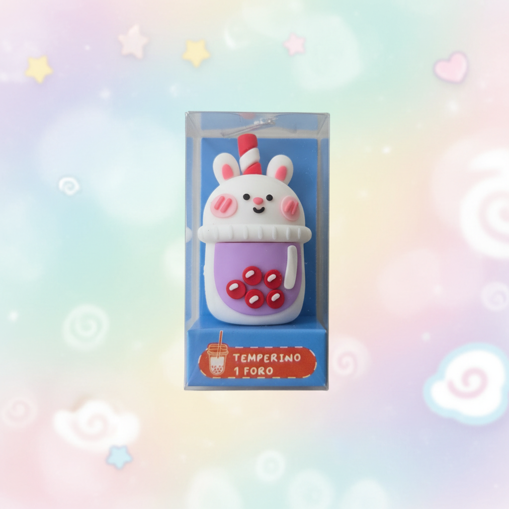 Tinta Unita Zoo - Temperino 3D Kawaii Bubble Tea