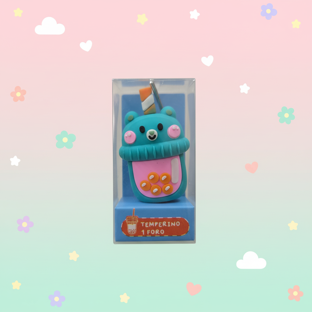 Tinta Unita Zoo - Temperino 3D Kawaii Bubble Tea